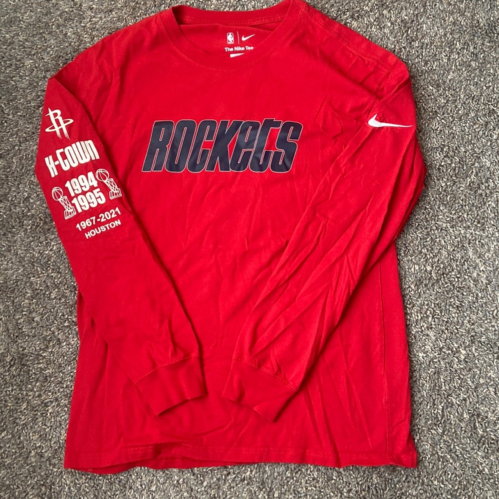 Rockets Nike City Edition Courtside Moments Long Sleeve